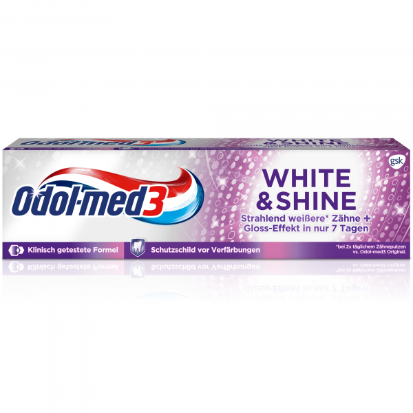 Zahnpasta White & Shine, Whitening/Zähne aufhellen, 75ml