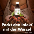 UMCKALOABO flüssig Spezialextrakt aus Pelargonium-Wurzeln wirkt gegen Viren, löst zähen Schleim und kann so die Krankheitsdauer verringern