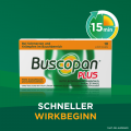 BUSCOPAN plus Zäpfchen mit Paracetamol bei stärkeren Schmerzen und Krämpfen im Bauchbereich