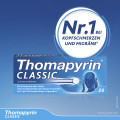 THOMAPYRIN CLASSIC Schmerztabletten bei Kopfschmerzen mit ASS, Paracetamol und Coffein