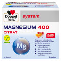 DOPPELHERZ Magnesium 400 Citrat system Granulat