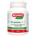 MEGAMAX Vitamine A-Z+Q10+Lutein Tabletten