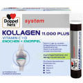 DOPPELHERZ Kollagen 11.000 Plus system 30 Trinkfläschchen