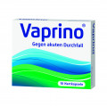 VAPRINO 100 mg Hartkapseln  mit dem Wirkstoff Racecadotril gegen akuten Durchfall