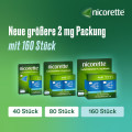 NICORETTE  4 mg Nikotinlutschtabletten für Raucher zum Aufhören, freshmint