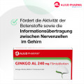 Ginkgo AL 240 mg Filmtabletten bei altersbedingten Gedächtniseinbußen mit leichter Demenz
