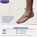 HANSAPLAST Sport Fußgelenk-Bandage Gr.L