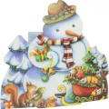 H&amp;S Adventskalender Schneemann Filterbeutel