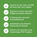 VITAMIN K2 TROPFEN MK7 vegan