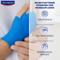 HANSAPLAST Fixierbinde selbsthaft.6 cmx4 m blau