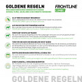 FRONTLINE COMBO gegen Zecken, Flöhe (Flöhe, Eier, Larven, Puppen) für Hunde M