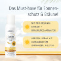 SONNE SCHUTZ &amp; Bräune Spray bronze LSF 50