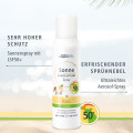 SONNE SCHUTZ &amp; Pflege Spray Kids LSF 50+