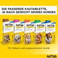 ADTAB 112 mg Kautabletten für Hunde &gt;2,5—5,5 kg