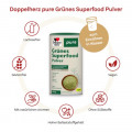 DOPPELHERZ Grünes Superfood pure Pulver