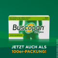 BUSCOPAN Dragées 60 Stück mit Butylscopolamin bei leichten bis mäßig starken Bauchschmerzen und Bauchkrämpfen