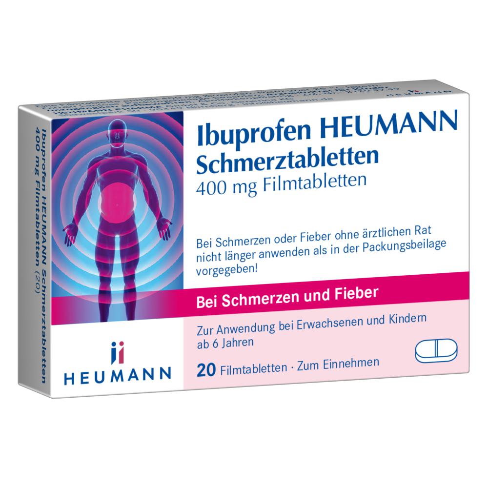 IBUPROFEN Heumann Schmerztabletten 400 mg IBUPROFEN Heumann Schmerztabletten 400 mg