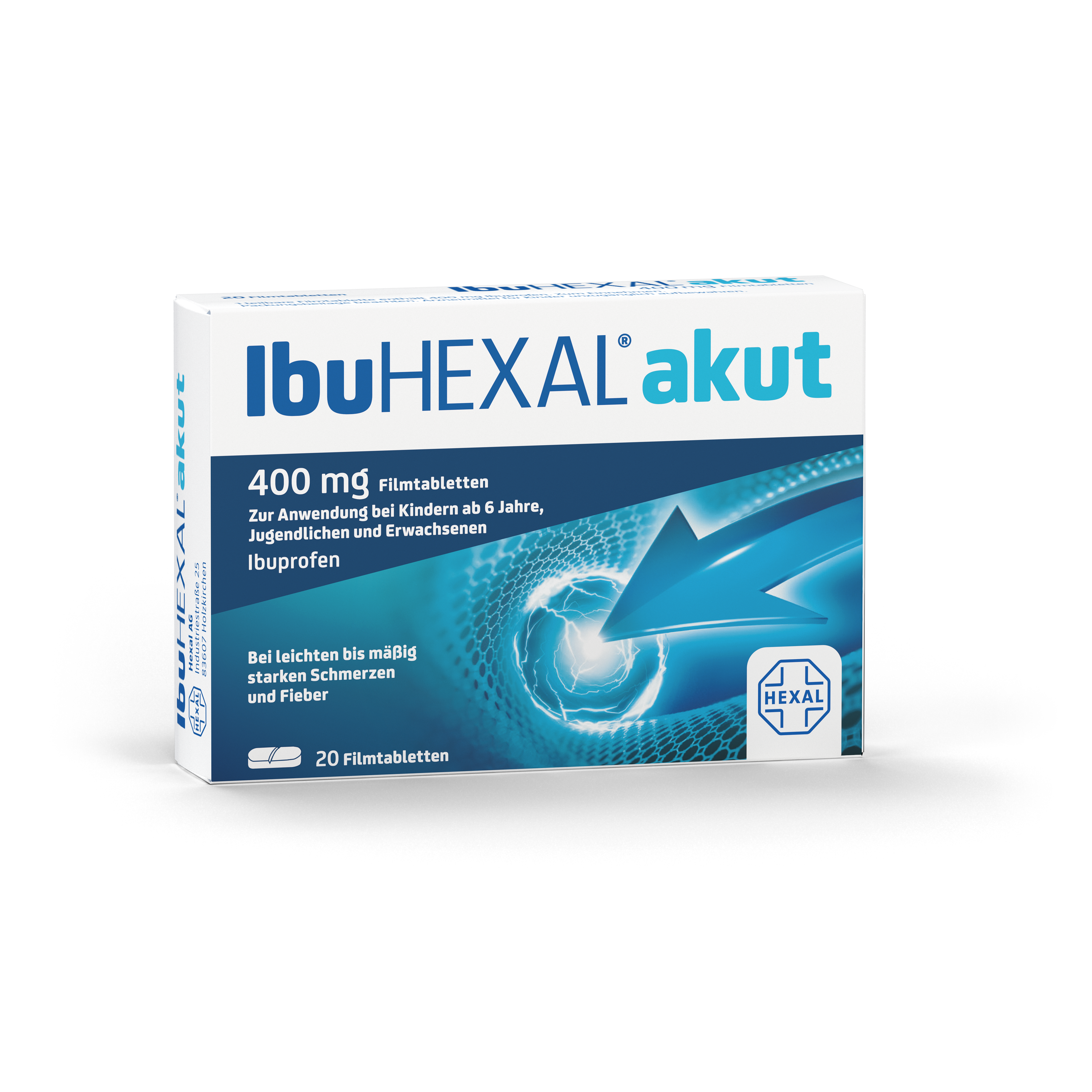 IBUHEXAL akut Ibuprofen 400 mg Filmtabletten IBUHEXAL akut Ibuprofen 400 mg Filmtabletten