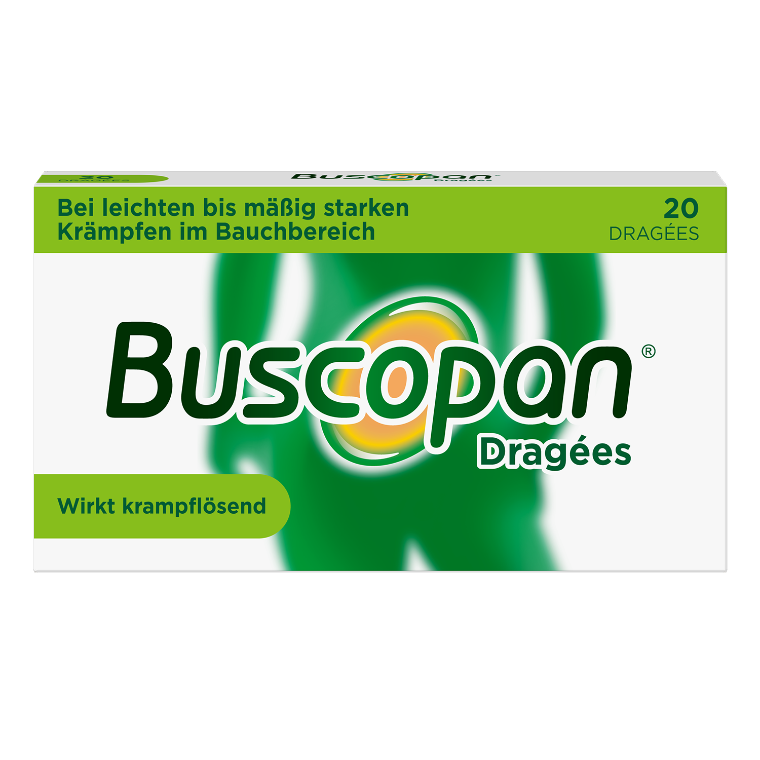 BUSCOPAN Dragees mit Butylscopolamin bei leichten bis mäßig starken Bauchschmerzen und Bauchkrämpfen BUSCOPAN Dragees mit Butylscopolamin bei leichten bis mäßig starken Bauchschmerzen und Bauchkrämpfen