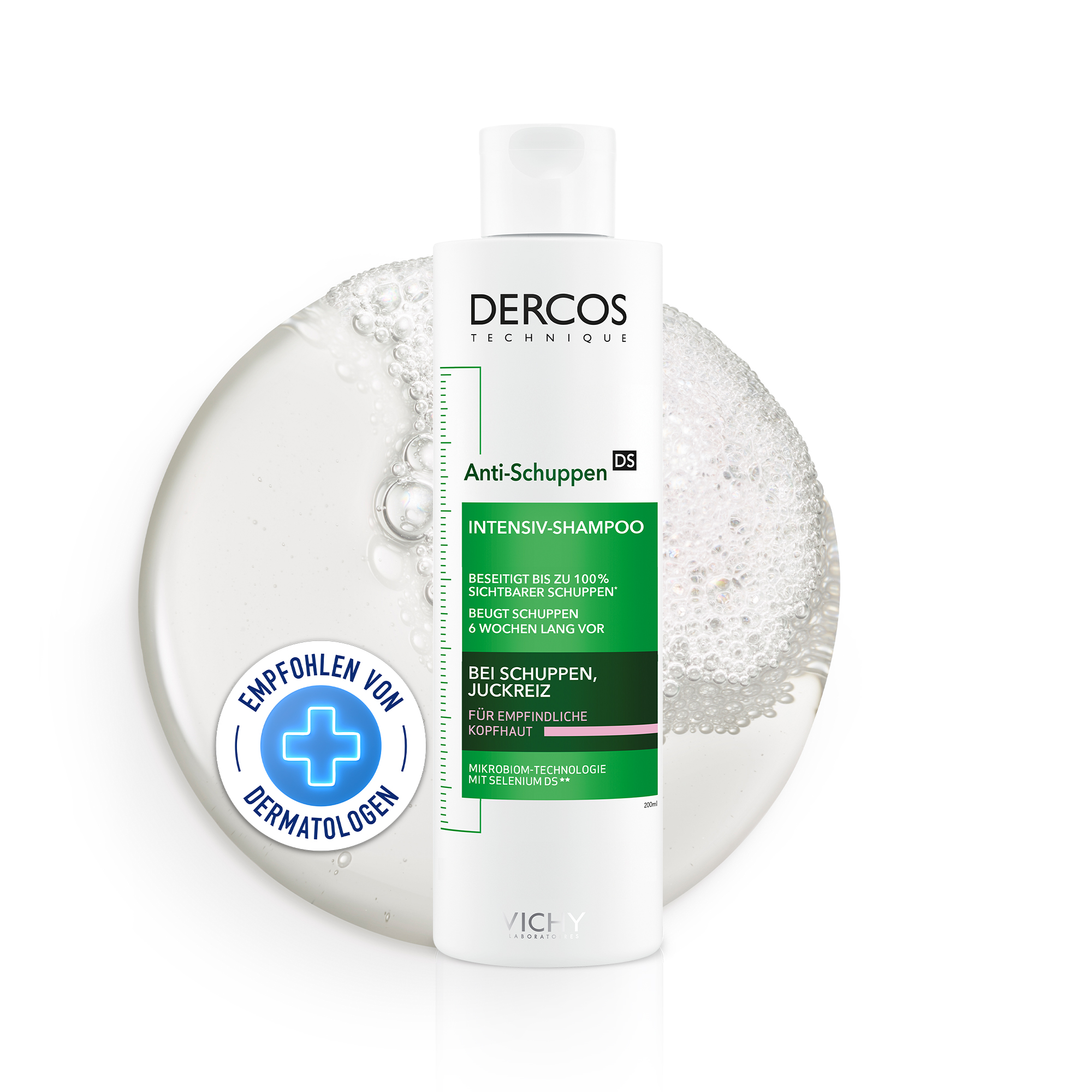 VICHY DERCOS Anti-Schuppen sensitive Shampoo VICHY DERCOS Anti-Schuppen sensitive Shampoo