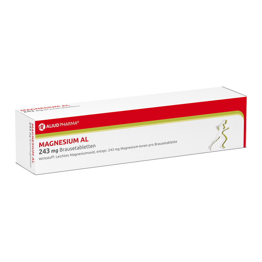 Magnesium AL 243 mg Brausetabletten bei Magnesiummangel und dadurch verursachten Wadenkrämpfe Magnesium AL 243 mg Brausetabletten bei Magnesiummangel und dadurch verursachten Wadenkrämpfe