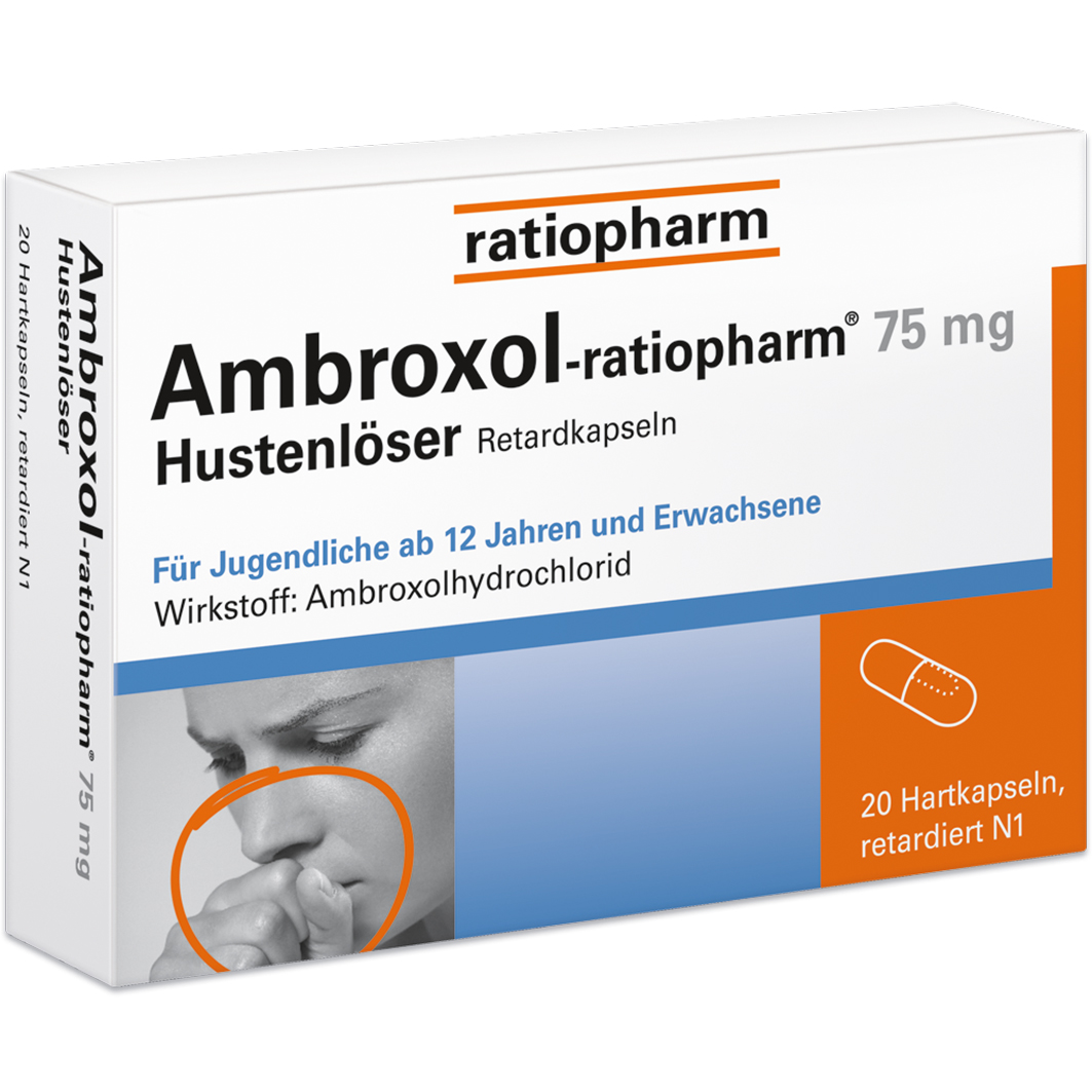 AMBROXOL-ratiopharm 75 mg Hustenlöser Retardkaps. AMBROXOL-ratiopharm 75 mg Hustenlöser Retardkaps.