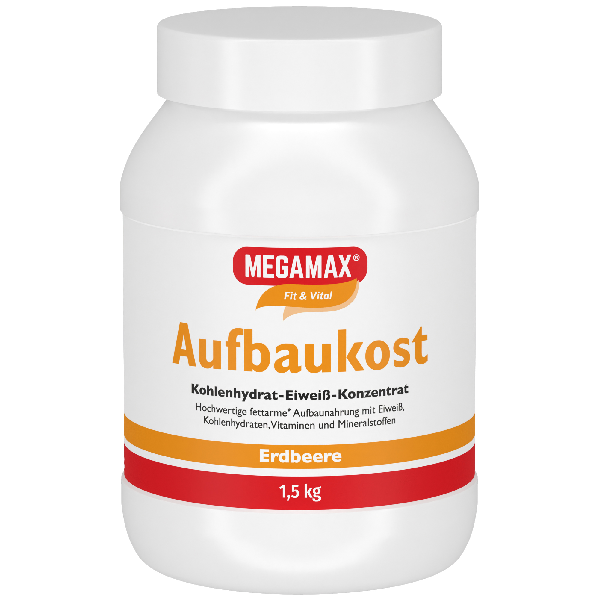 MEGAMAX Aufbaukost Erdbeere Pulver MEGAMAX Aufbaukost Erdbeere Pulver