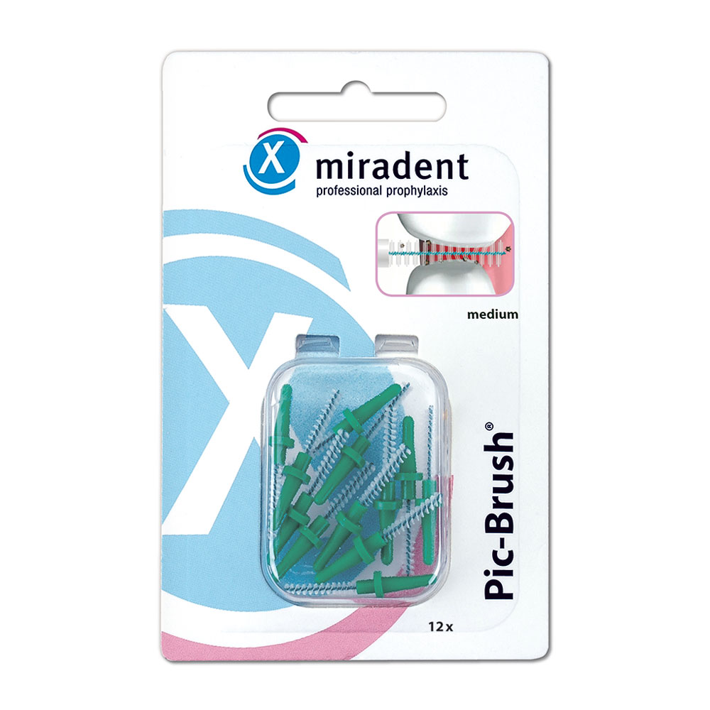 MIRADENT Interd.Pic-Brush Ersatzb.medium grün MIRADENT Interd.Pic-Brush Ersatzb.medium grün