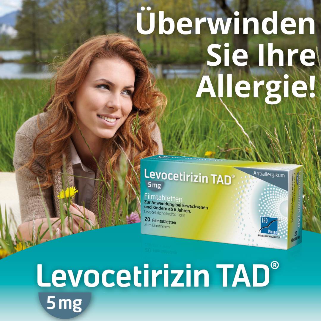 LEVOCETIRIZIN TAD 5 mg Filmtabletten LEVOCETIRIZIN TAD 5 mg Filmtabletten