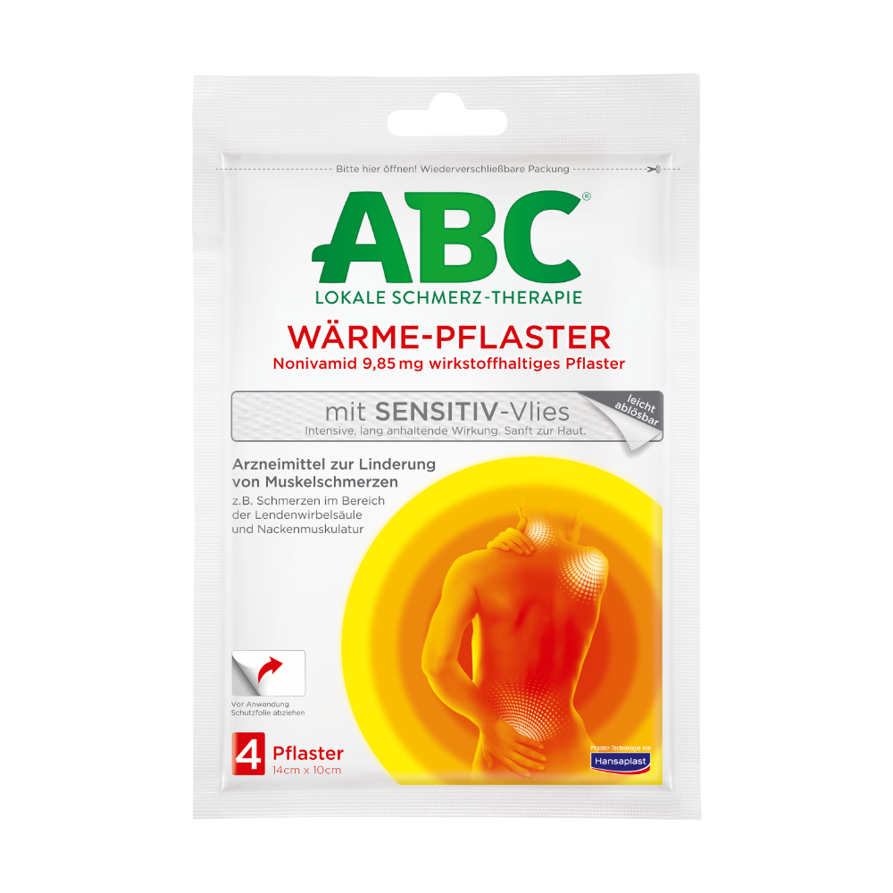 ABC Wärme-Pflaster sensitive Hansaplast med 10x14 ABC Wärme-Pflaster sensitive Hansaplast med 10x14