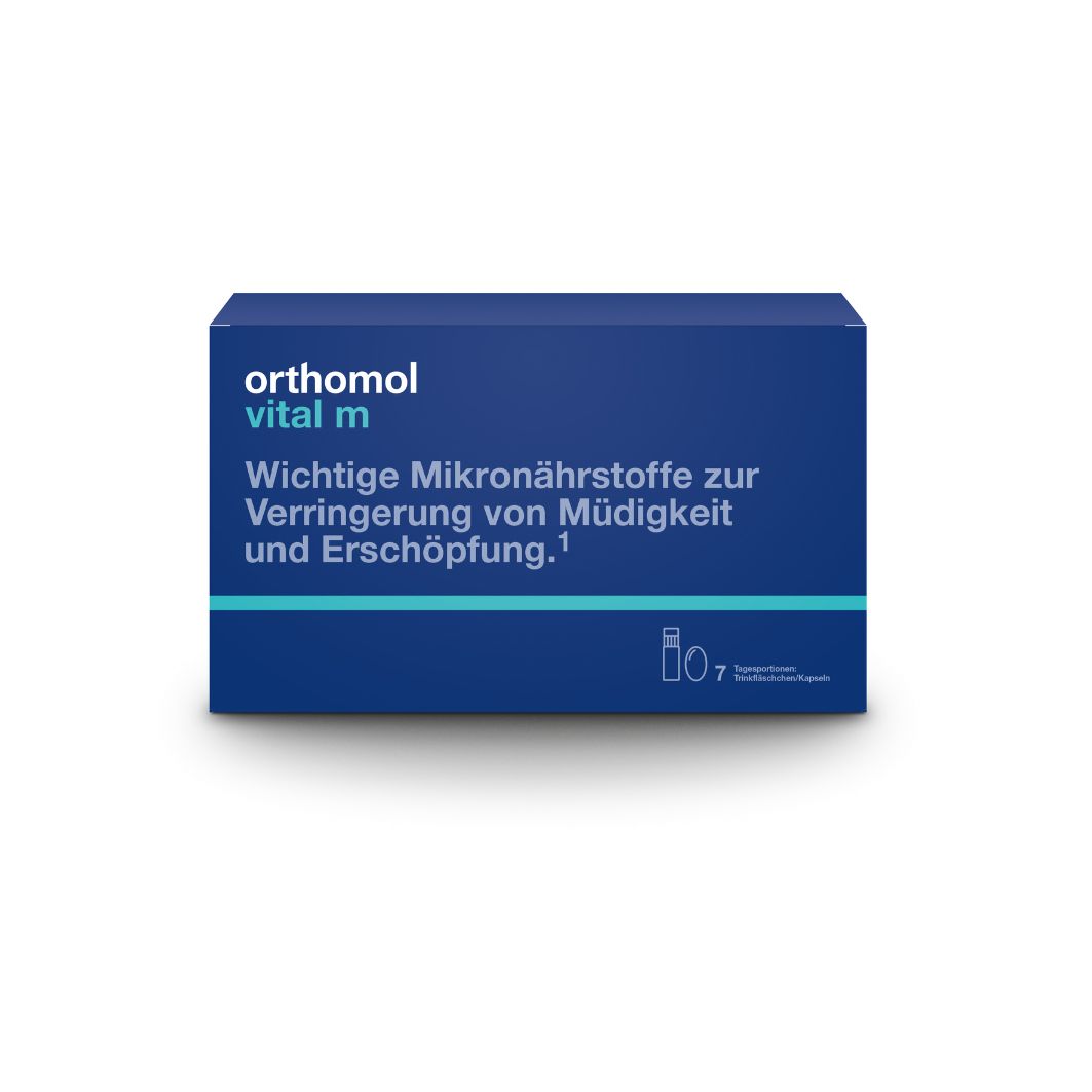 ORTHOMOL Vital M Trinkfläschchen/Kaps.Kombipack. ORTHOMOL Vital M Trinkfläschchen/Kaps.Kombipack.