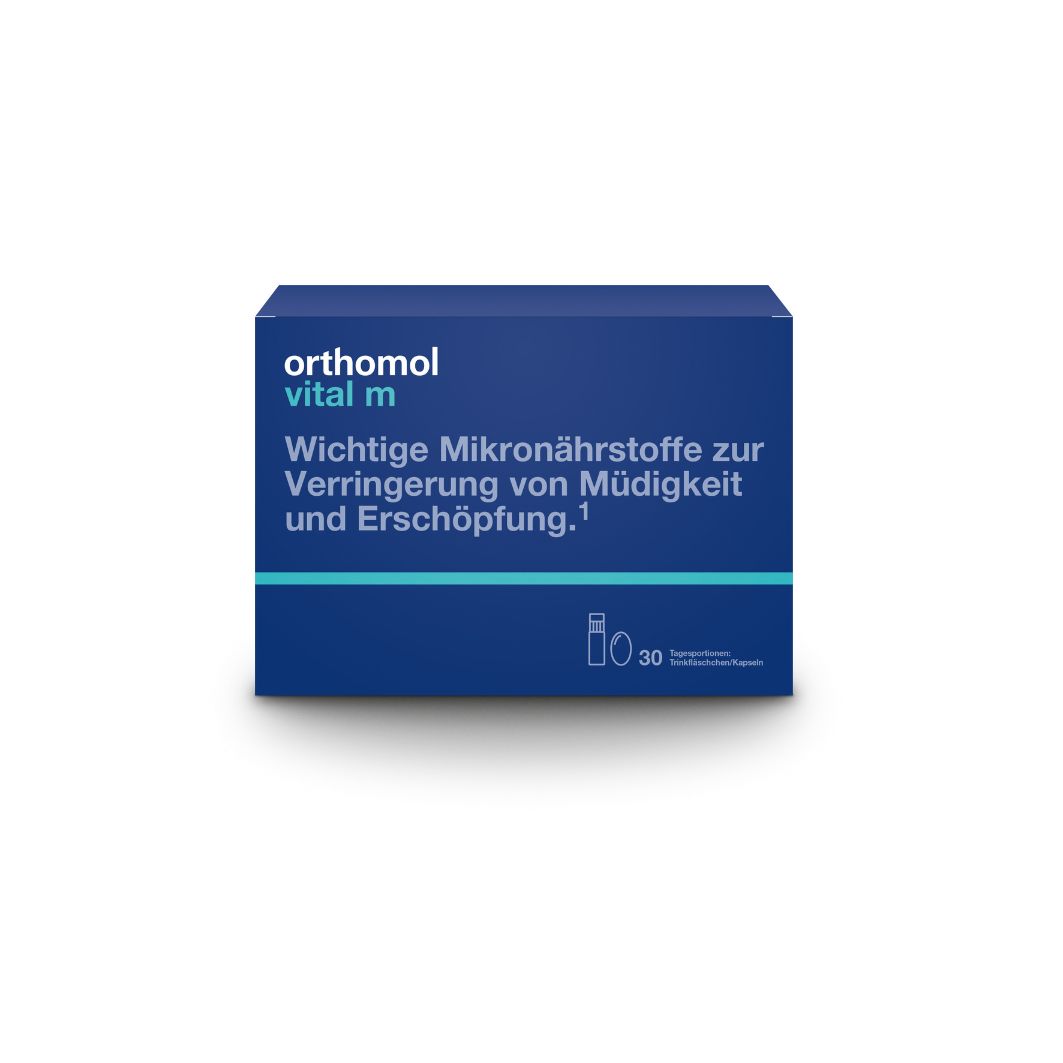 ORTHOMOL Vital M Trinkfläschchen/Kaps.Kombipack. ORTHOMOL Vital M Trinkfläschchen/Kaps.Kombipack.