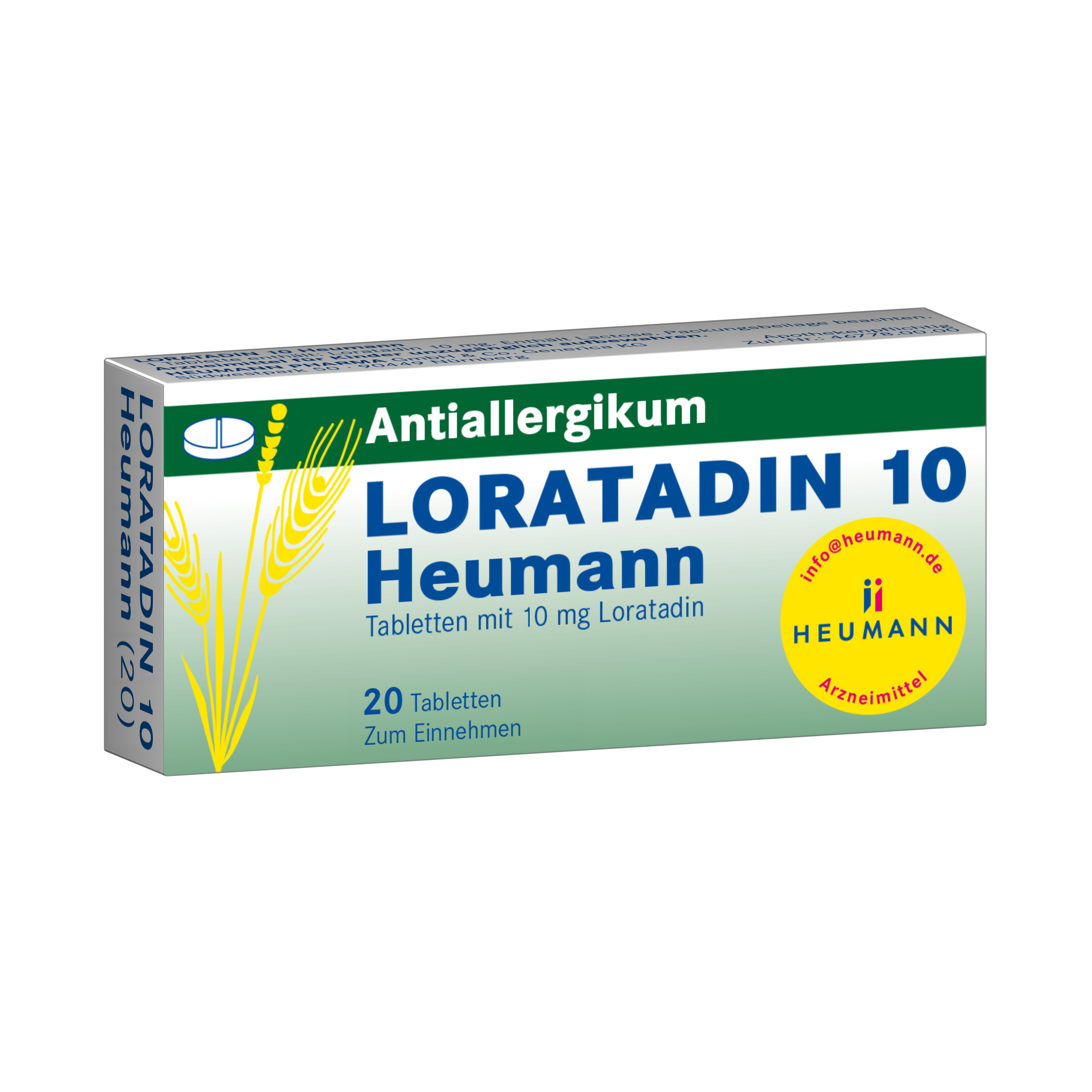 LORATADIN 10 Heumann Tabletten LORATADIN 10 Heumann Tabletten