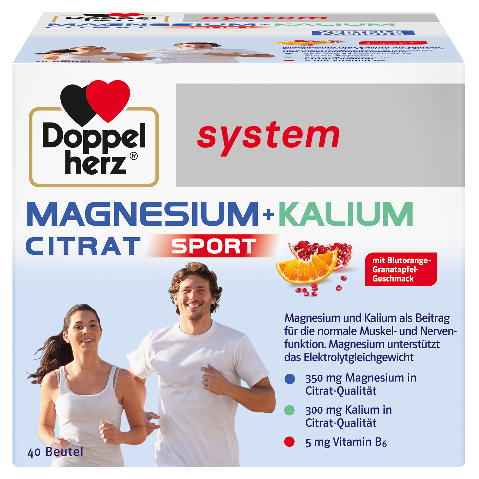 DOPPELHERZ Magnesium+Kalium Citrat system Granulat DOPPELHERZ Magnesium+Kalium Citrat system Granulat