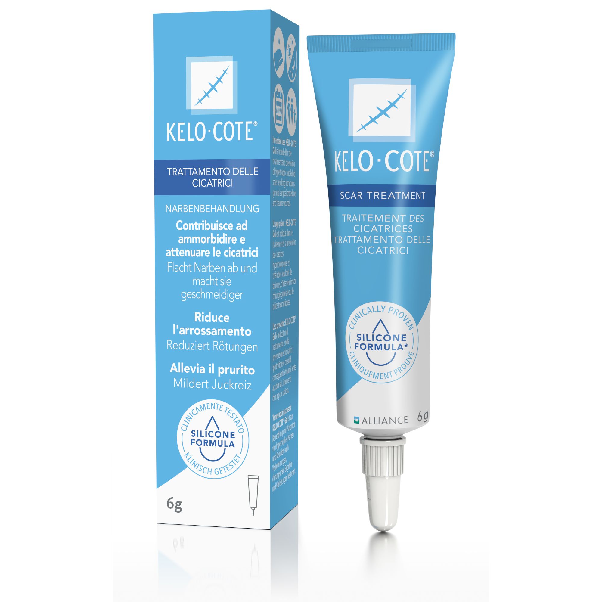 KELO-cote Silikon Gel zur Behandlung von Narben KELO-cote Silikon Gel zur Behandlung von Narben