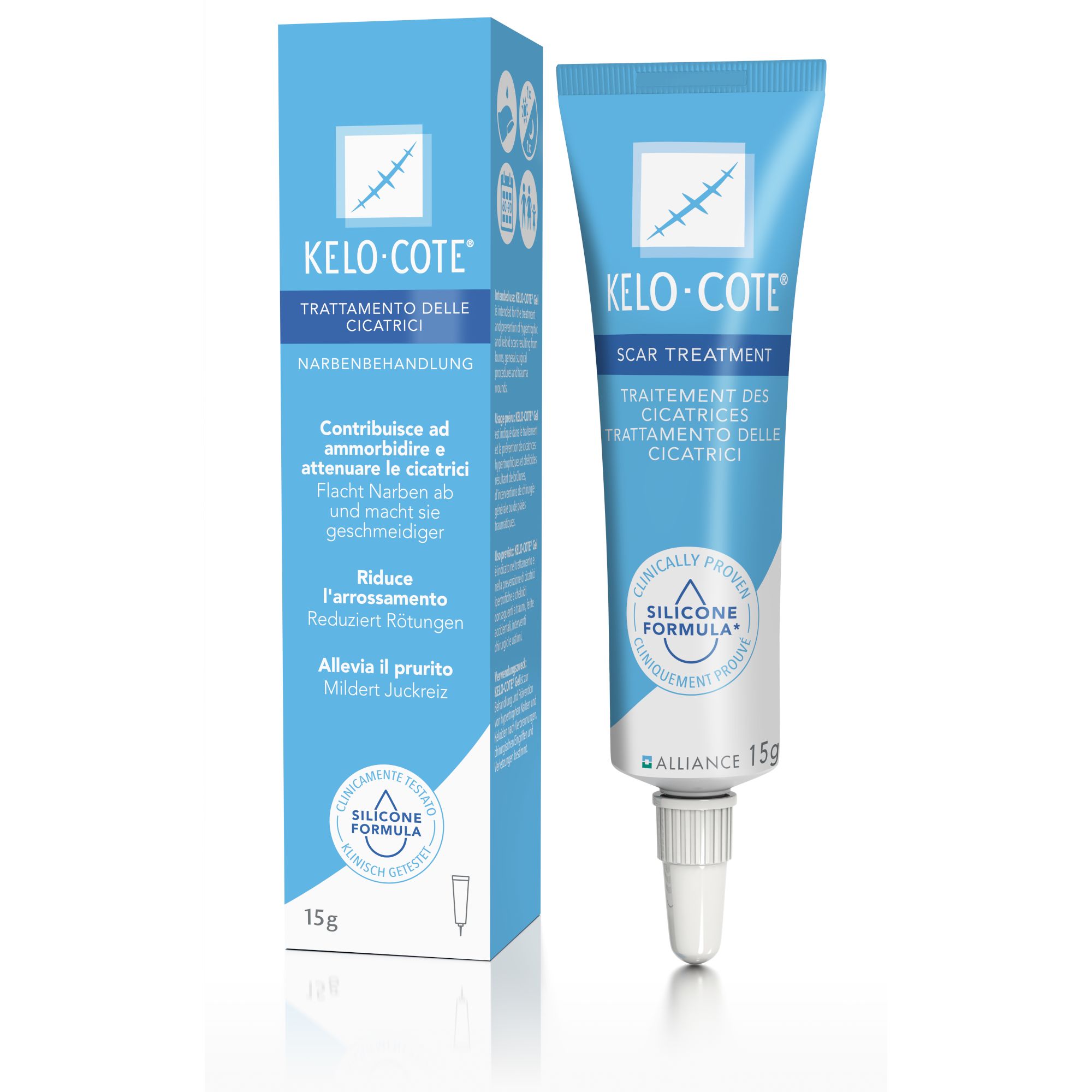 KELO-cote Silikon Gel zur Behandlung von Narben KELO-cote Silikon Gel zur Behandlung von Narben