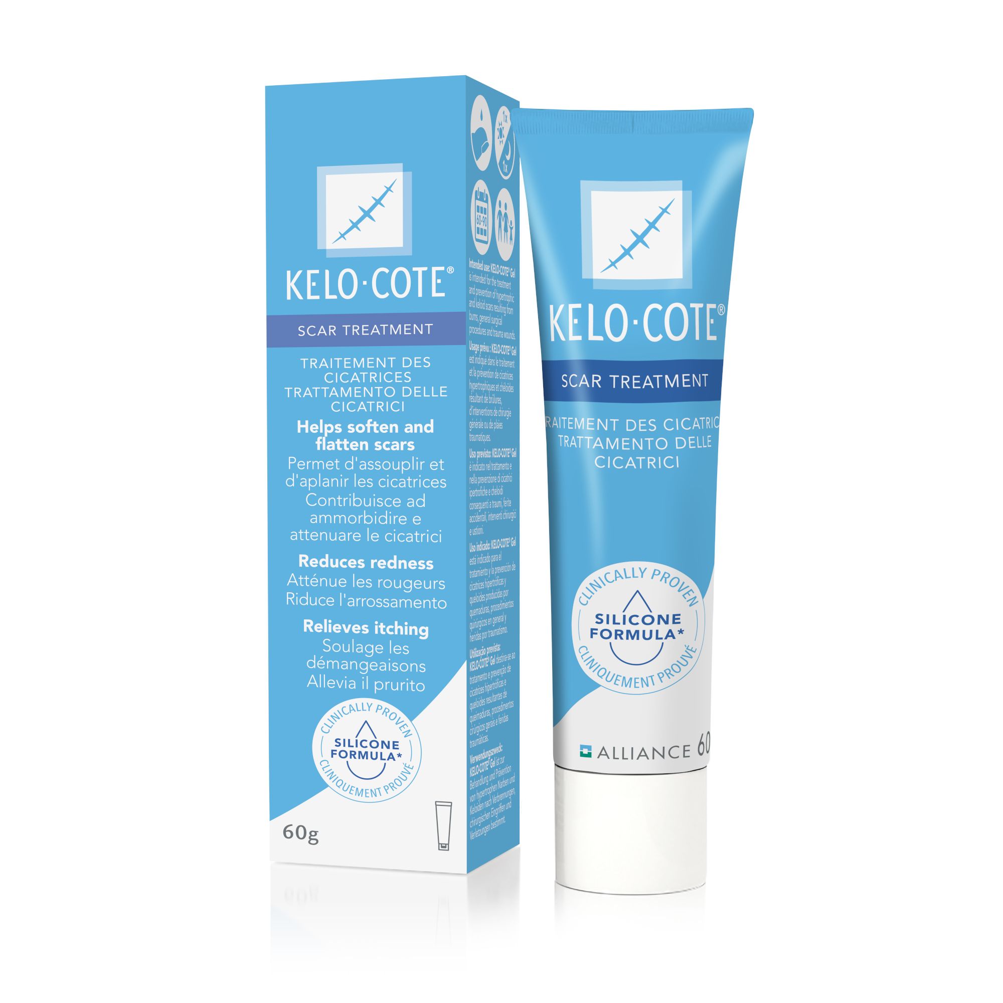 KELO-cote Silikon Gel zur Behandlung von Narben KELO-cote Silikon Gel zur Behandlung von Narben