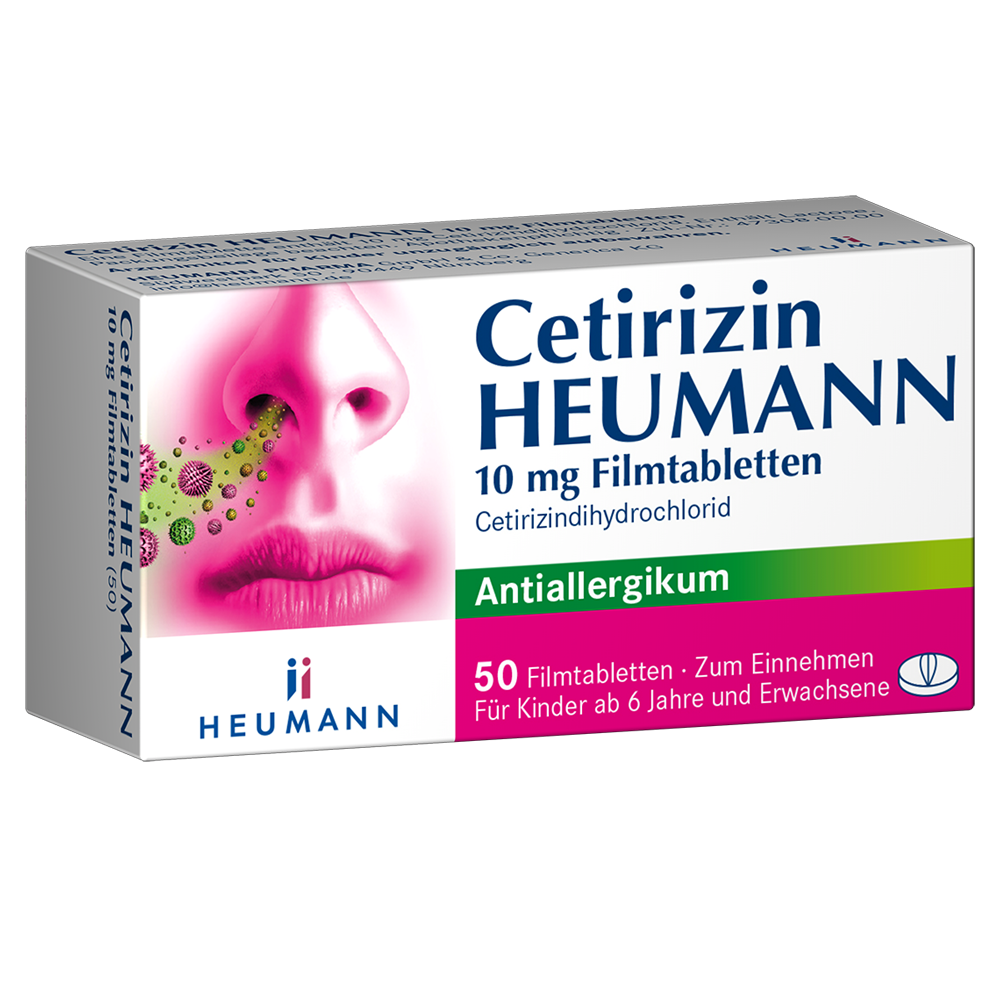 CETIRIZIN Heumann 10 mg Filmtabletten CETIRIZIN Heumann 10 mg Filmtabletten