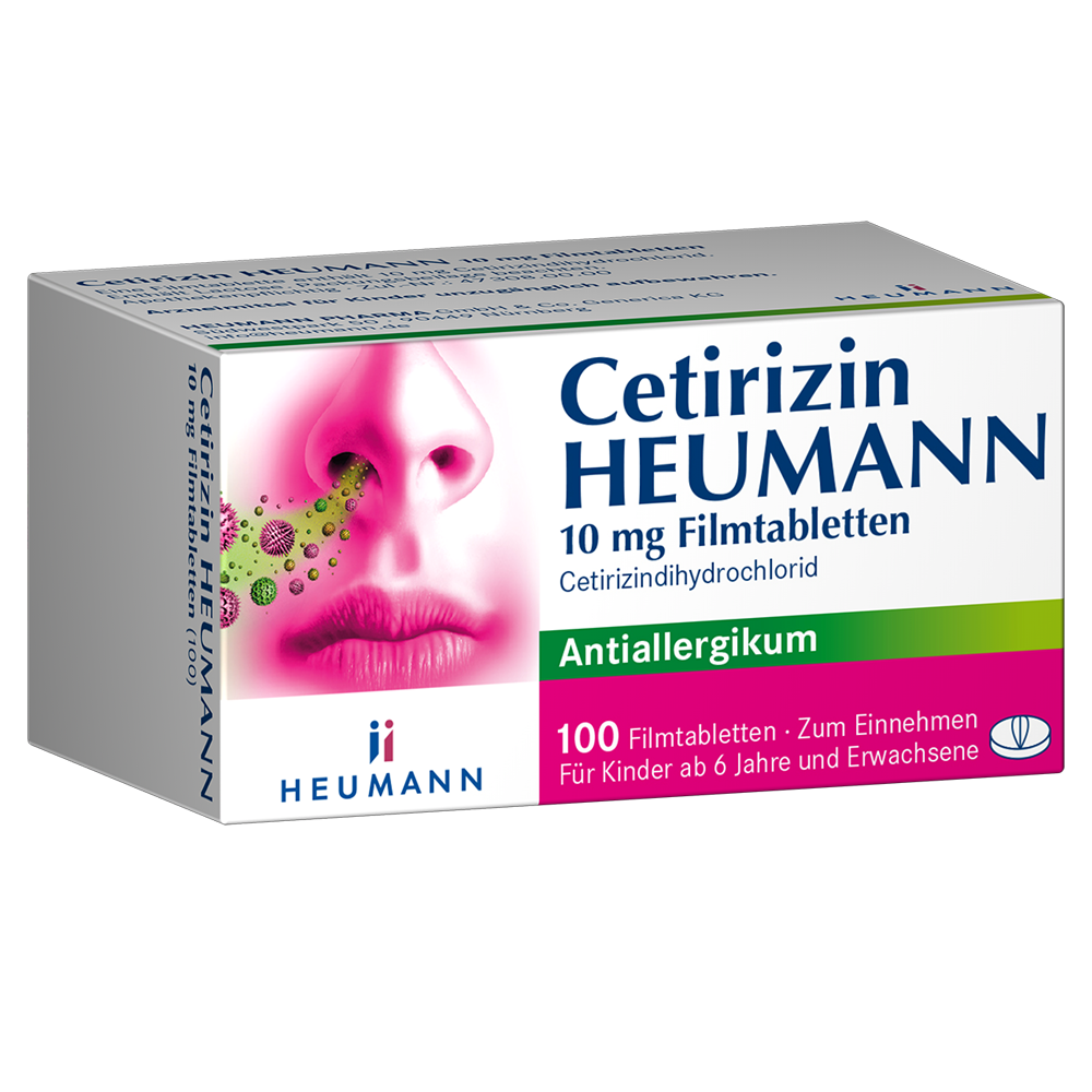 CETIRIZIN Heumann 10 mg Filmtabletten CETIRIZIN Heumann 10 mg Filmtabletten