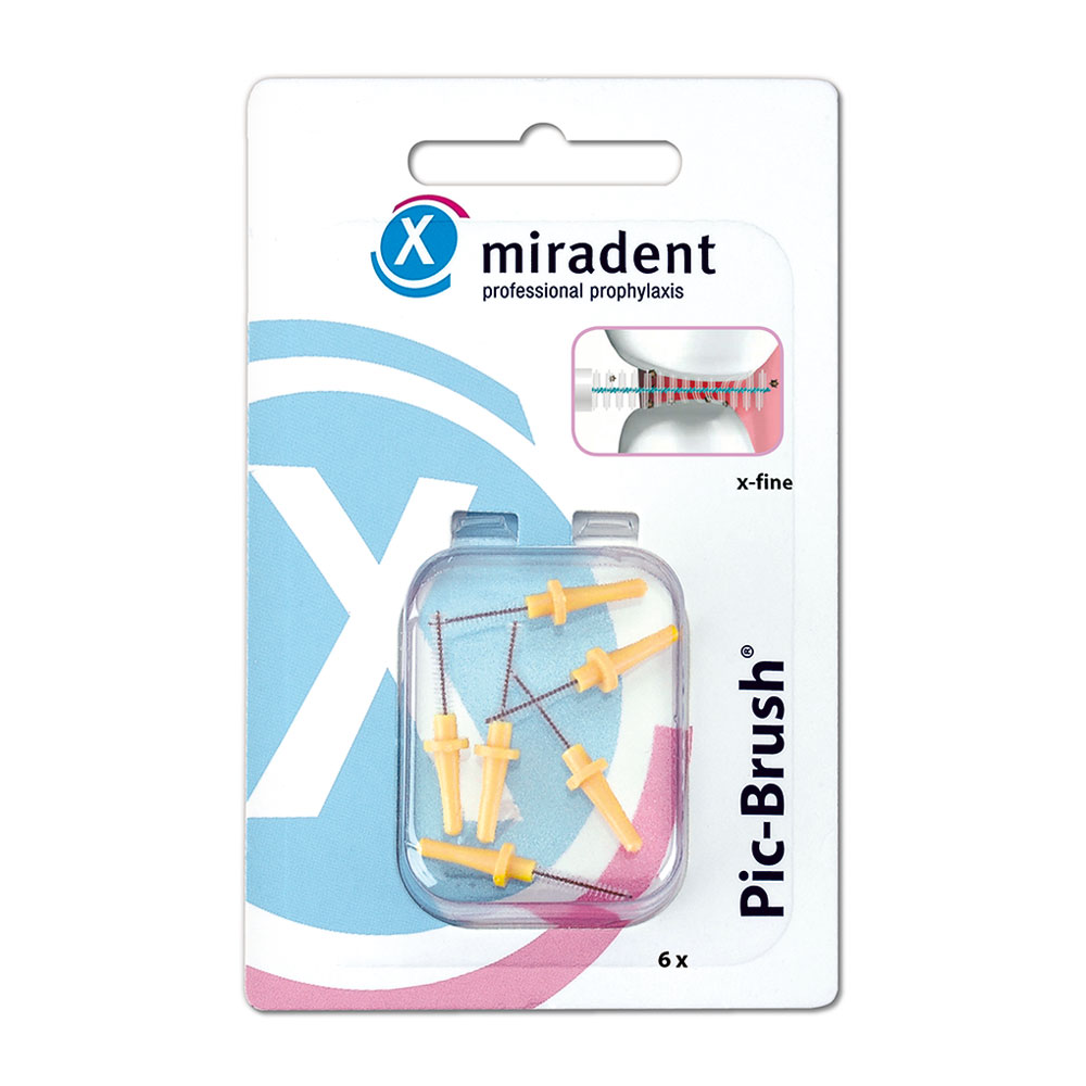 MIRADENT Interd.Pic-Brush Ersatzb.x-fein gelb MIRADENT Interd.Pic-Brush Ersatzb.x-fein gelb