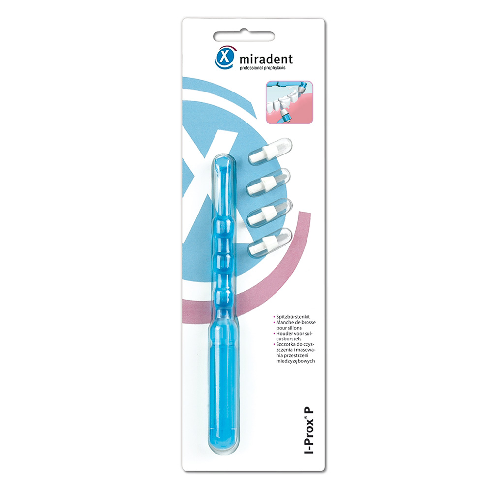 MIRADENT Spitzbürsten-Kit I-Prox P tra.blau 1H.4B. MIRADENT Spitzbürsten-Kit I-Prox P tra.blau 1H.4B.