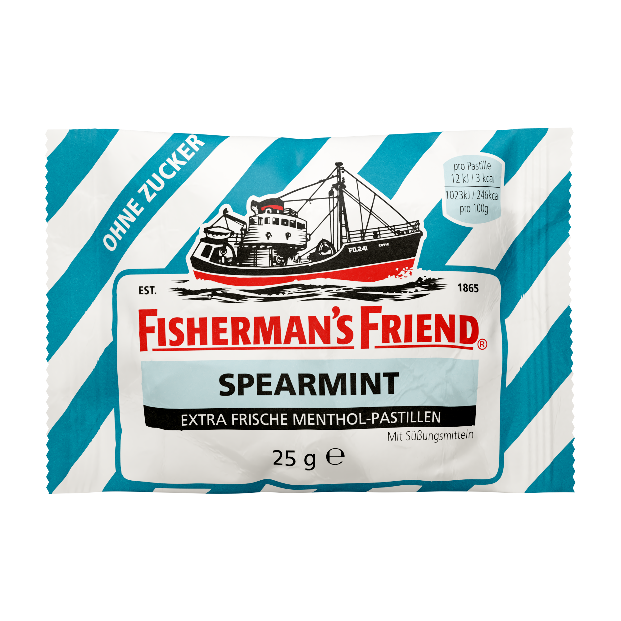 FISHERMANS FRIEND Spearmint ohne Zucker Pastillen FISHERMANS FRIEND Spearmint ohne Zucker Pastillen