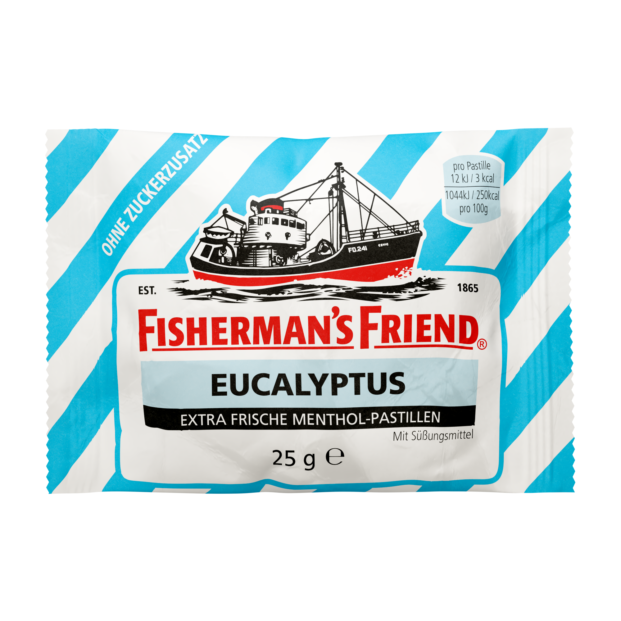 FISHERMANS FRIEND Eucalyptus ohne Zucker Pastillen FISHERMANS FRIEND Eucalyptus ohne Zucker Pastillen