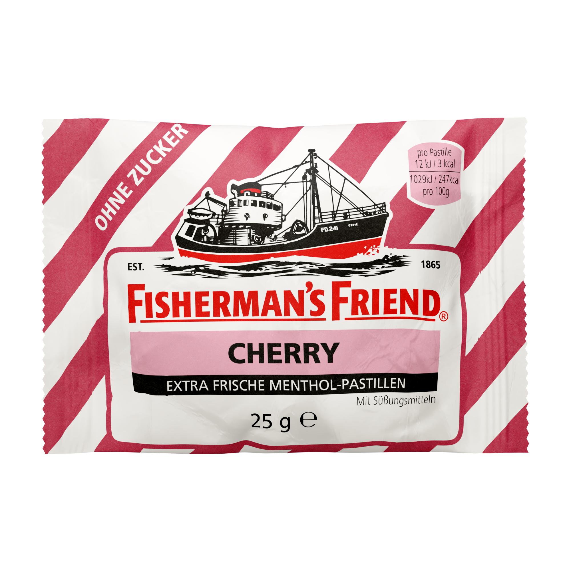 FISHERMANS FRIEND Cherry ohne Zucker Pastillen FISHERMANS FRIEND Cherry ohne Zucker Pastillen