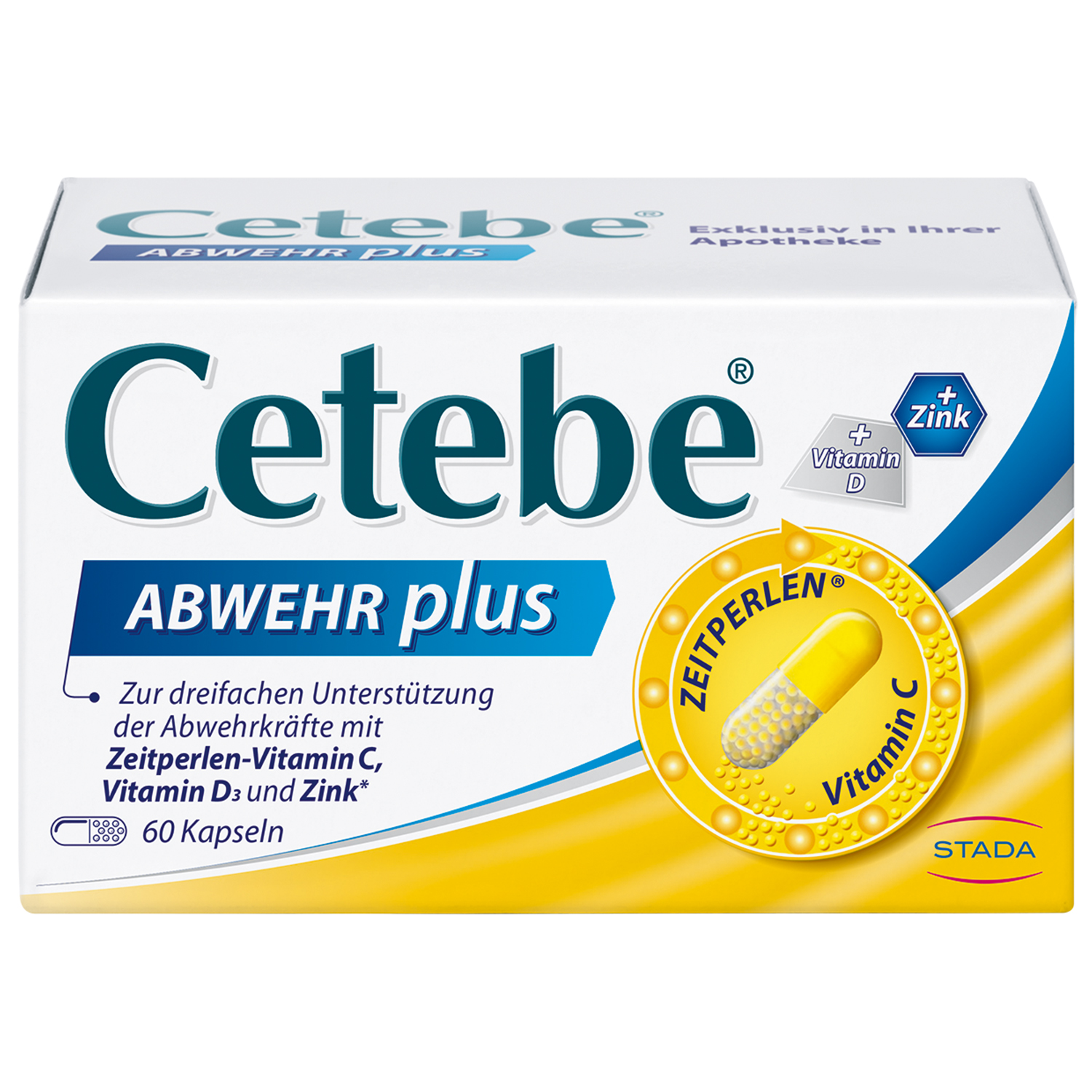 CETEBE ABWEHR plus Vitamin C+Vitamin D3+Zink Kaps. CETEBE ABWEHR plus Vitamin C+Vitamin D3+Zink Kaps.
