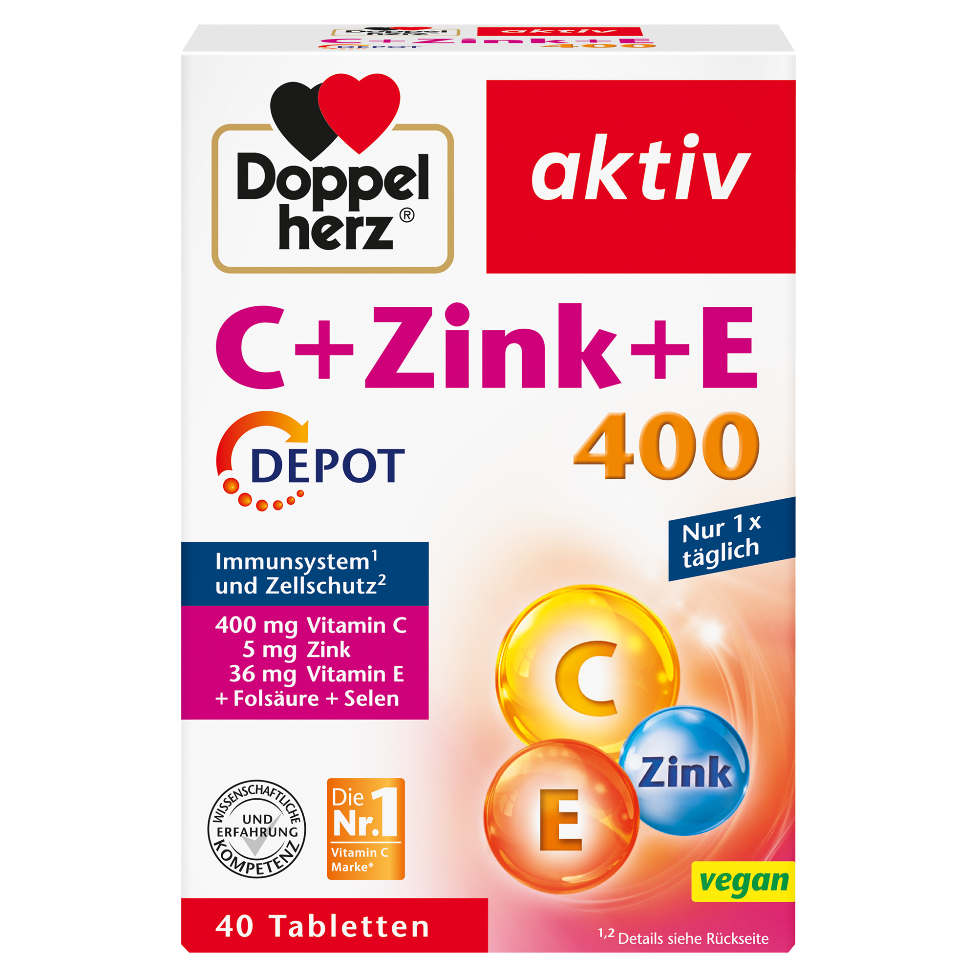 DOPPELHERZ C+Zink+E Depot Tabletten DOPPELHERZ C+Zink+E Depot Tabletten