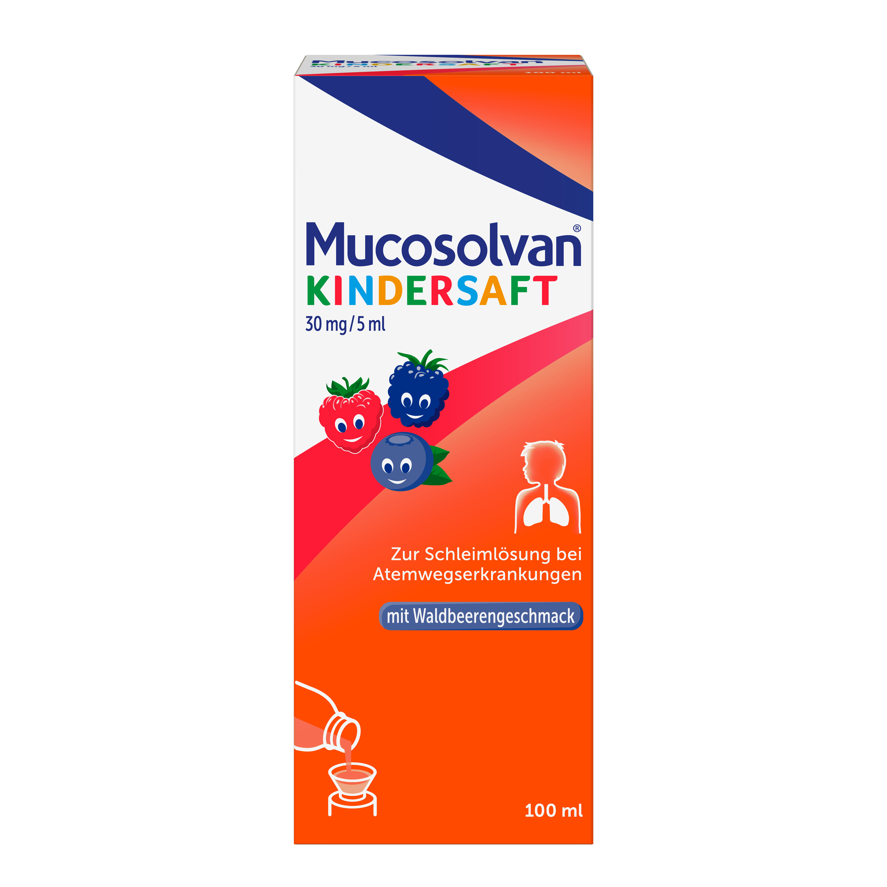 MUCOSOLVAN Kindersaft 30 mg/5 ml zur Schleimlösung bei Atemwegserkrankungen MUCOSOLVAN Kindersaft 30 mg/5 ml zur Schleimlösung bei Atemwegserkrankungen