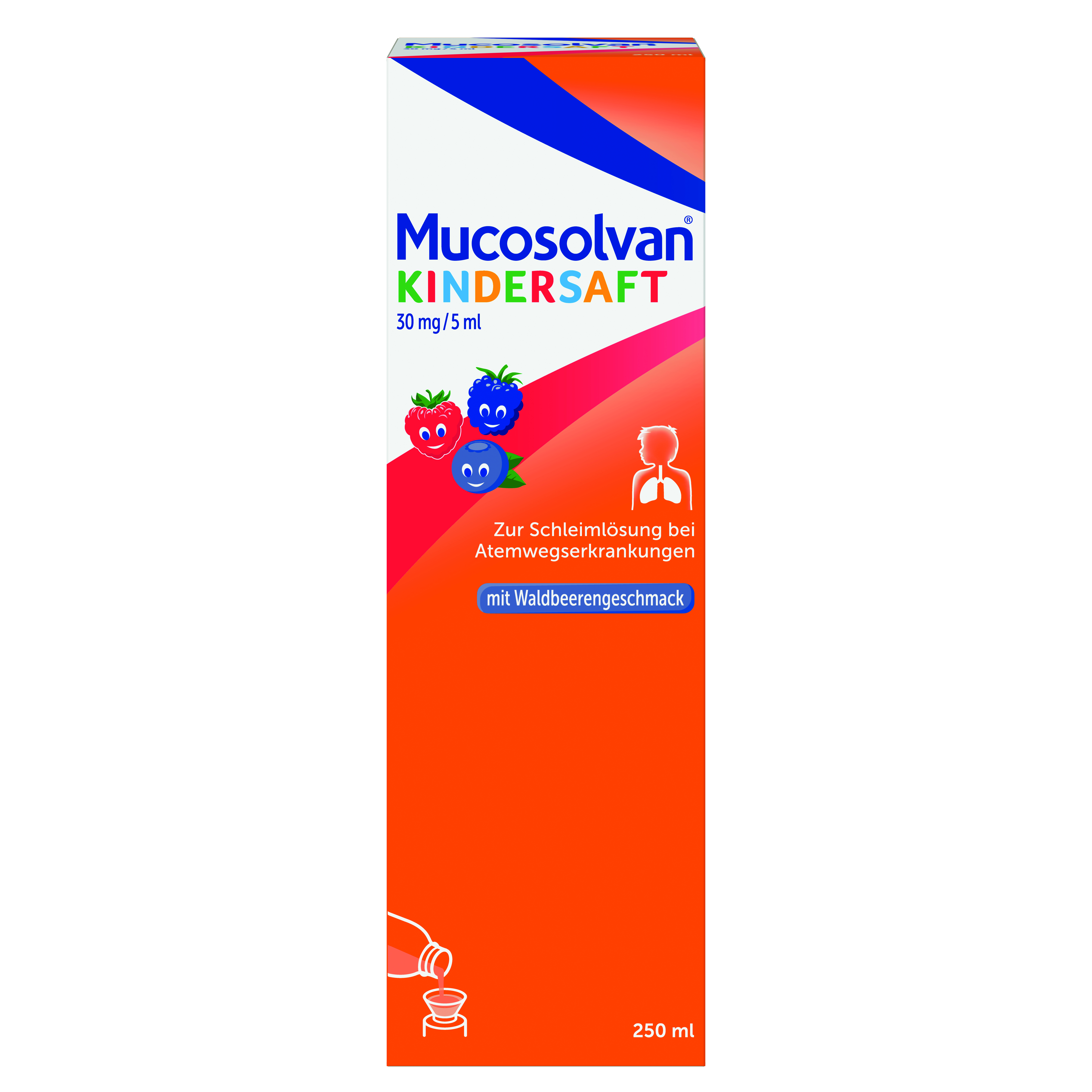 MUCOSOLVAN Kindersaft 30 mg/5 ml zur Schleimlösung bei Atemwegserkrankungen MUCOSOLVAN Kindersaft 30 mg/5 ml zur Schleimlösung bei Atemwegserkrankungen