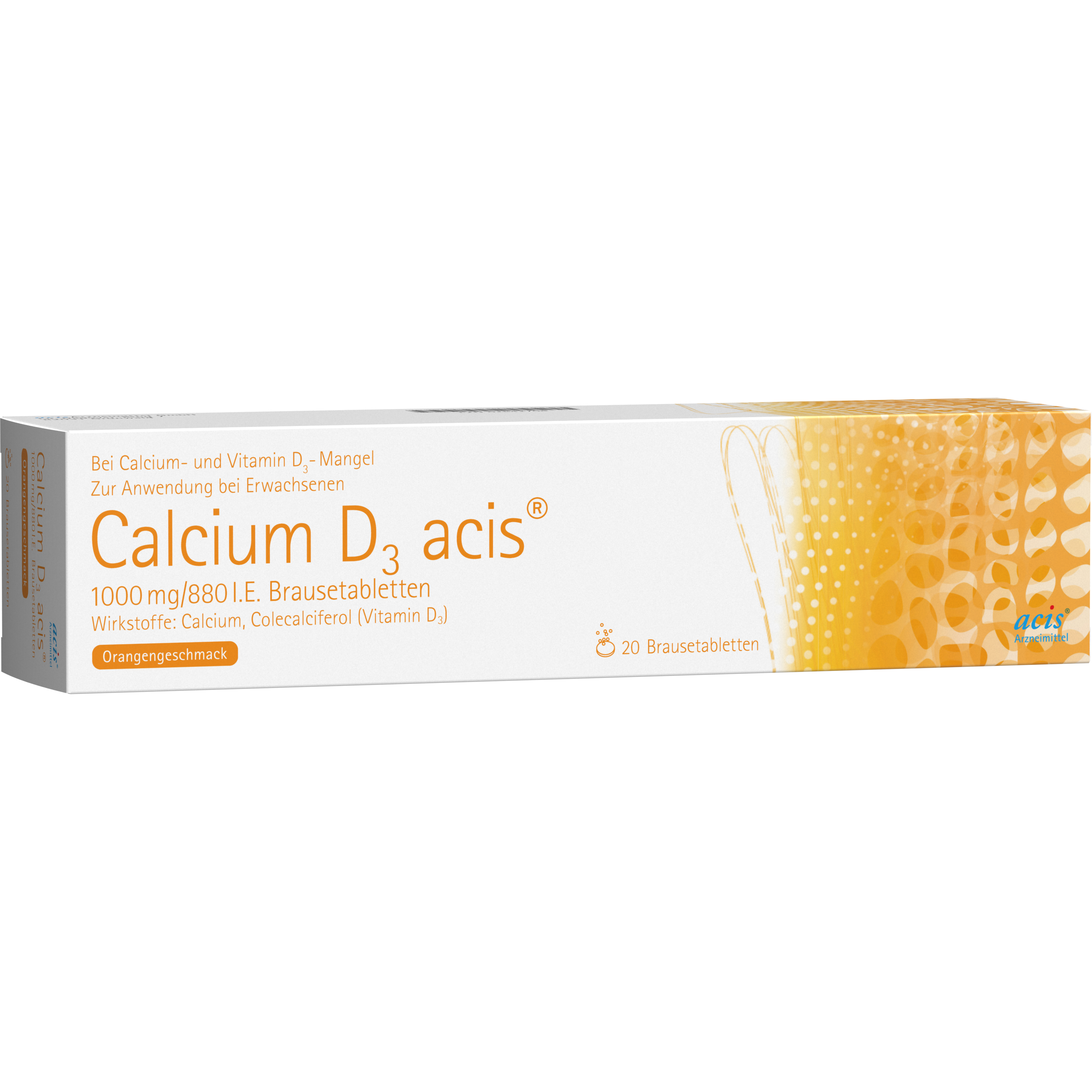 CALCIUM D3 acis 1000 mg/880 I.E. Brausetabletten CALCIUM D3 acis 1000 mg/880 I.E. Brausetabletten