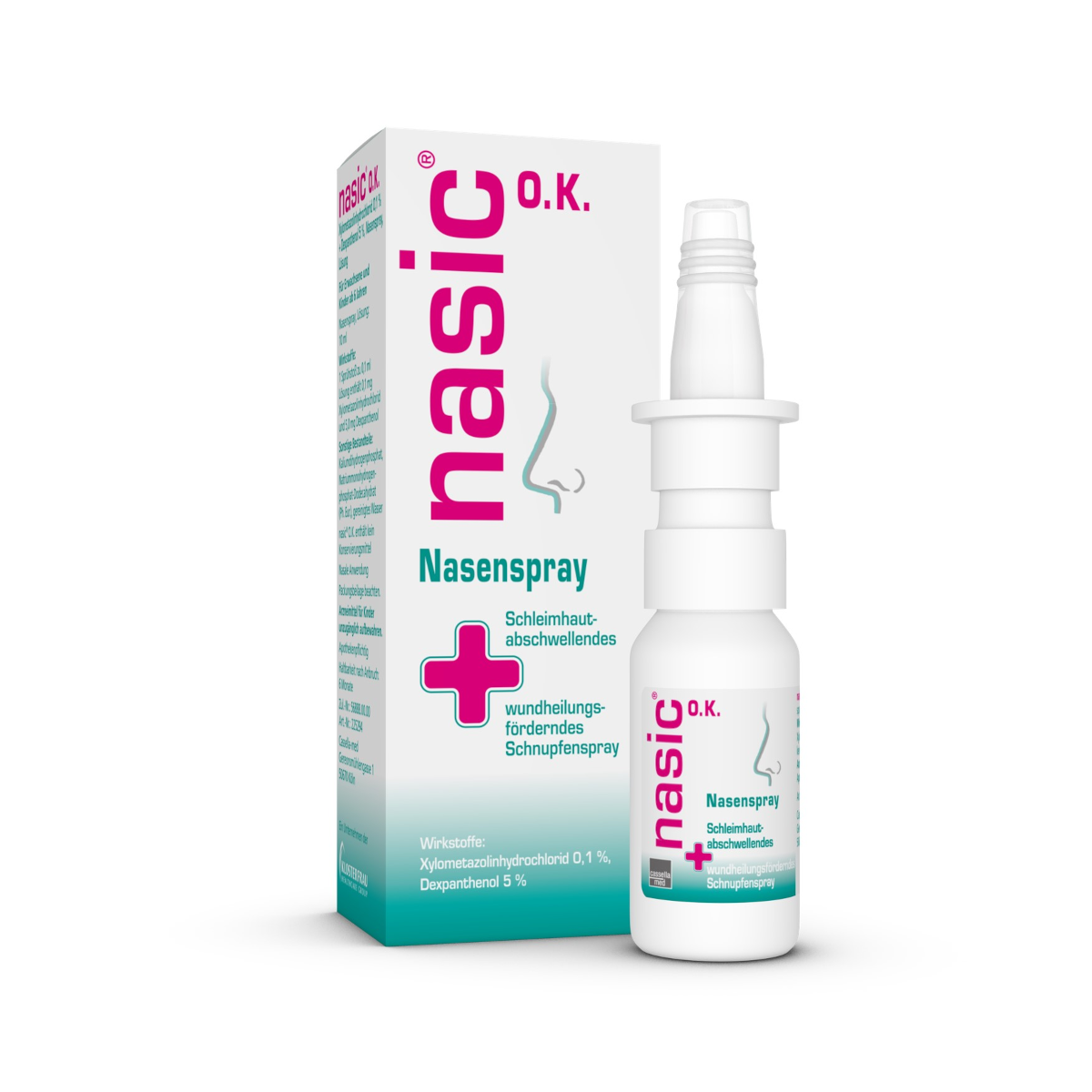 NASIC o.K. Nasenspray ohne Konservierungsstoffe schleimhautabschwellendes & wundheilungsförderndes Schnupfenspray NASIC o.K. Nasenspray ohne Konservierungsstoffe schleimhautabschwellendes & wundheilungsförderndes Schnupfenspray